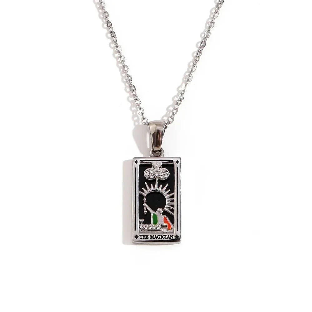 Magician’s Intent Tarot Necklace - Tarotara