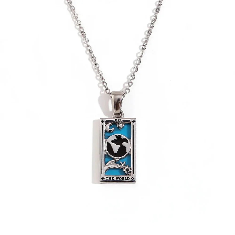 World’s Full Circle Tarot Necklace - Tarotara