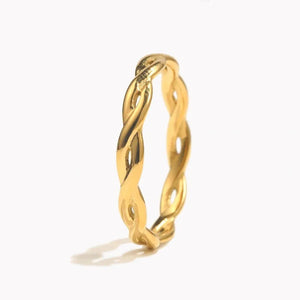 The Weaver’s Path | Wheel of Fortune Twisted Ring - Tarotara
