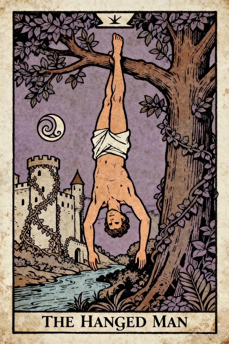 The Hanged Man tarot card