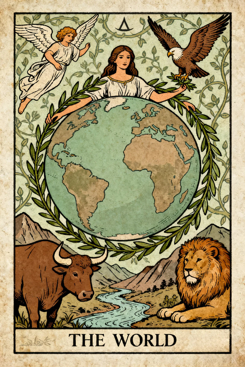 The World tarot card