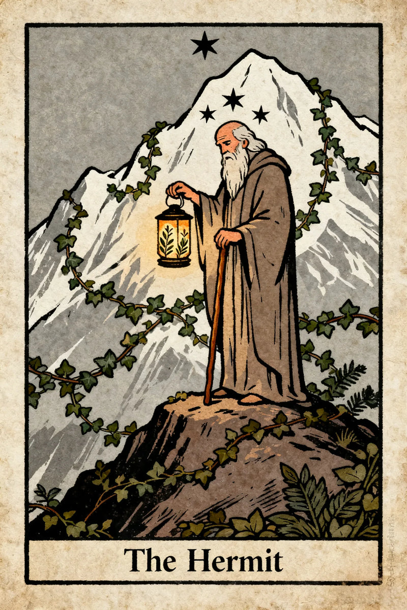 The Hermit tarot card