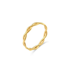 The Weaver’s Path | Wheel of Fortune Twisted Ring - Tarotara